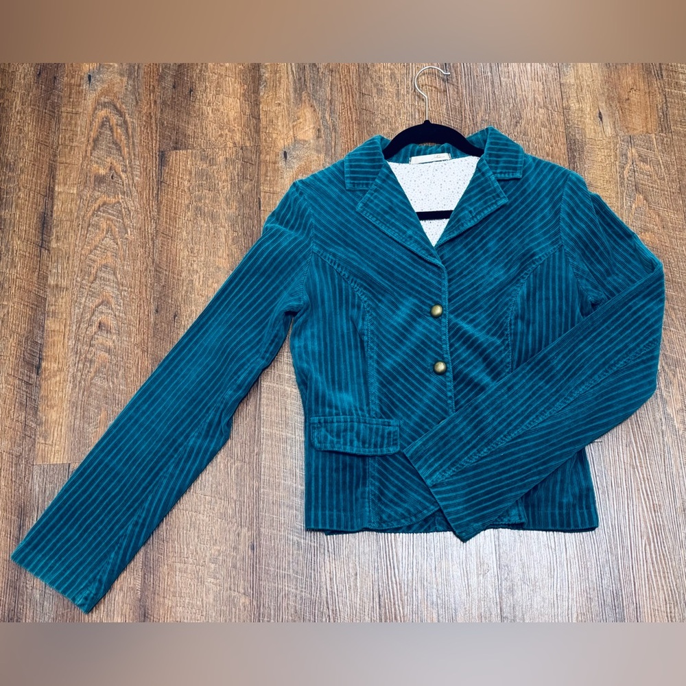 Solemio Fitted Teal Women's Jacket
